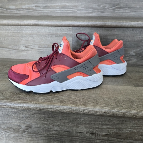 Nike Air Huarache 318429 054 Men's running shoes "Red Coral" Gunsmoke/Team - Picture 1 of 7